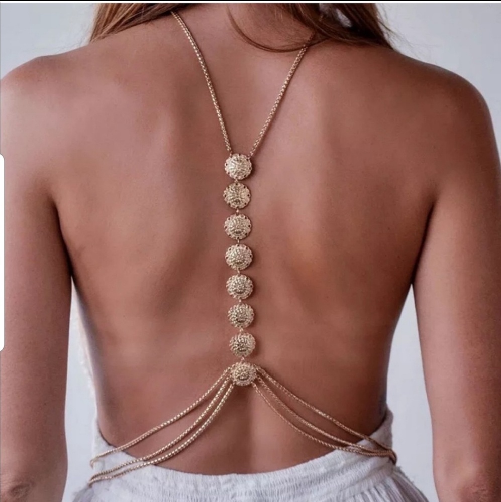 Stunning boho body chain